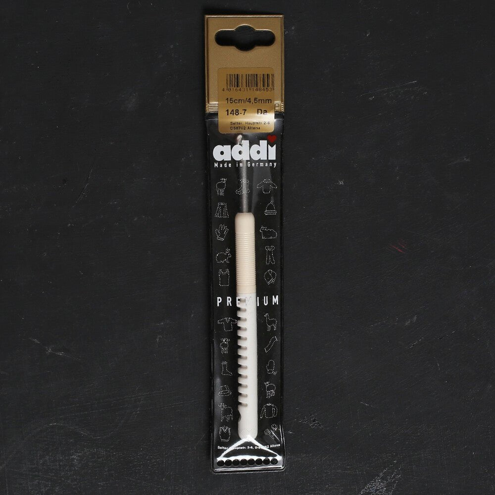 Addi 4,5 Mm 15 Cm Plastik Saplı Yün Tığ - 148-7 - Hobium